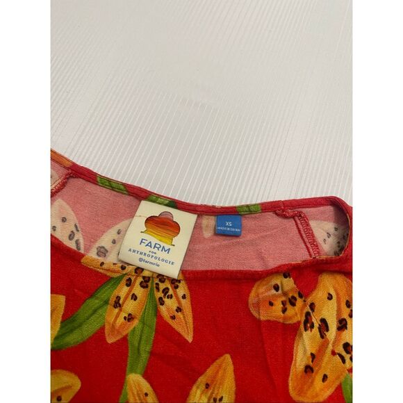 Farm Rio Golden Lily Maxi Dress Size XS - Picture 2 of 8
